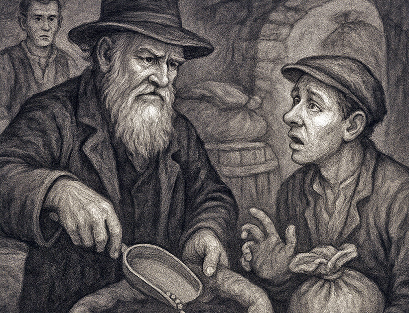 Legenda o ukaranym parobku